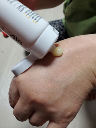 랑벨 비타 에너지 잡티 크림 75ml (피부 속 기미완화크림) — 4.5점을 준 리뷰어가 2022년 5월 올린 사용 사진