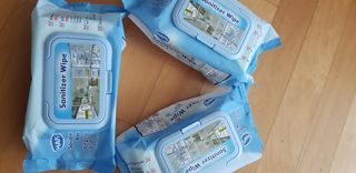 햅스 세균없는 주방 대형 2팩, HAPS sanitizer wipe — 5점을 준 리뷰어가 2022년 2월 올린 사용 사진