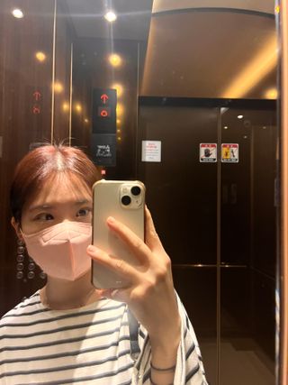 [애니가드] 셋업 메베마스크라이트  (대형 4컬러 + 중형 4컬러) — 5점을 준 리뷰어가 2022년 6월 올린 사용 사진