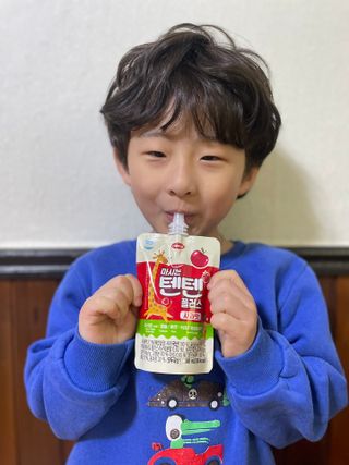 나우캠페인용 [한미사이언스] 우리 아이 튼튼, 엄마 마음 든든! 마시는텐텐 플러스 (100ml*10입) — 5점을 준 리뷰어가 2023년 12월 올린 사용 사진