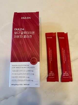 [덜다] 글루타치온 저분자 콜라겐 (20g x 15포) — 5점을 준 리뷰어가 2023년 8월 올린 사용 사진