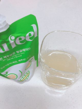 JEJUFEEL 풋풋한 제주담은 청귤에이드 — 5점을 준 리뷰어가 2022년 10월 올린 사용 사진