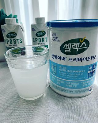 셀렉스 썬화이버 프리바이오틱스 — 5점을 준 리뷰어가 2021년 11월 올린 사용 사진