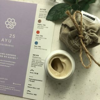 AYU25[아유트웬티파이브]다마스크로즈워터 베이스 천연 수분 촉촉 크림 — 5점을 준 리뷰어가 2021년 4월 올린 사용 사진