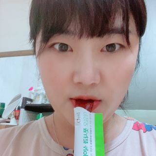 아임오 풋사과 식이섬유 밸런스 젤리 14포 — 5점을 준 리뷰어가 2021년 6월 올린 사용 사진