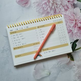 리훈 차일드라이크 워킹스마일 초등학생 스터디플래너 저학년/ 고학년 — 5점을 준 리뷰어가 2023년 2월 올린 사용 사진