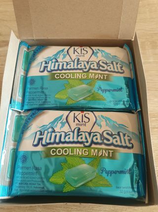 마요라 히말라야 솔트 캔디 2종-페퍼민트 맛, 라임민트 맛 — 5점을 준 리뷰어가 2023년 1월 올린 사용 사진