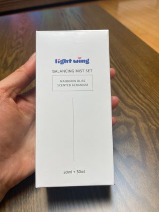 라이트윙 밸런싱 미스트 만다린 블리스+센티드 제라늄 SET — 4점을 준 리뷰어가 2021년 1월 올린 사용 사진