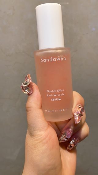 산다화 더블 이펙트 안티 링클 세럼 50ml — 5점을 준 리뷰어가 2021년 11월 올린 사용 사진