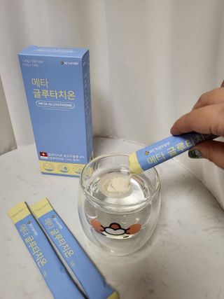 메타웰빙 GC녹십자웰빙 메타 글루타치온 — 4점을 준 리뷰어가 2022년 9월 올린 사용 사진