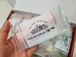 푸디푸디 1일1떡  가래떡 낱개포장 아침식사 식사대용 7종 세트 혼합 (14개입) — 3점을 준 리뷰어가 2022년 6월 올린 사용 사진