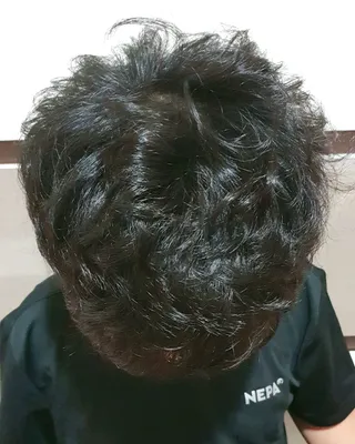 [갸스비] 곱슬 머리부터 파마까지 남자의 컬을 위한 갸스비 컬크림 — 5점을 준 리뷰어가 2021년 10월 올린 사용 사진