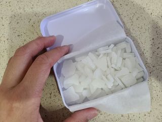 [아이스칩스] 무설탕 비건 자일리톨 캔디 7종 2개기준 — 4점을 준 리뷰어가 2021년 6월 올린 사용 사진