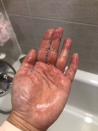 블랙페블 올인원 워시 쿨 웨이브 500ml — 4.5점을 준 리뷰어가 2021년 4월 올린 사용 사진