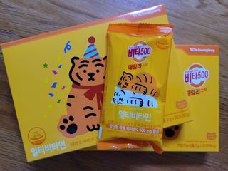 광동생활건강 [광동] 비타 500 데일리 스틱 VB, VC를 함유한 멀티비타민 30포+30포 — 4점을 준 리뷰어가 2022년 7월 올린 사용 사진