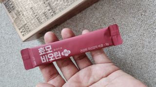 광동생활건강 [풍성한 자신감의 비결] 광동 효모 비오틴 플러스 — 5점을 준 리뷰어가 2023년 8월 올린 사용 사진
