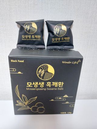 원더라이프 모생생흑깨환 — 5점을 준 리뷰어가 2022년 6월 올린 사용 사진