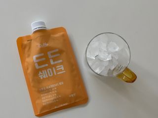 [덜다] 든든 식물성 단백질 쉐이크 40g X 7입 (곡물/딸기) — 5점을 준 리뷰어가 2023년 8월 올린 사용 사진