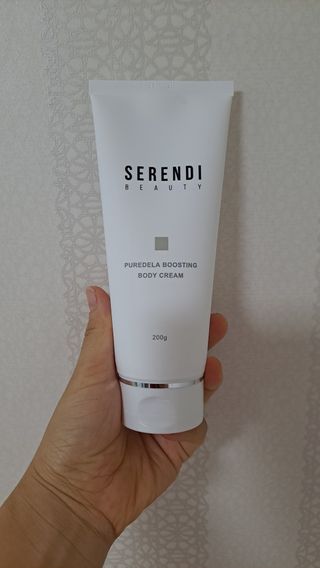 세렌디뷰티 퓨어델라 부스팅 바디크림 — 5점을 준 리뷰어가 2021년 8월 올린 사용 사진
