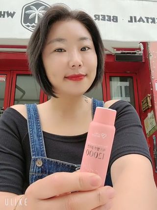랩앤뷰티 메가 벨벳 콜라겐 12000 — 5점을 준 리뷰어가 2021년 6월 올린 사용 사진