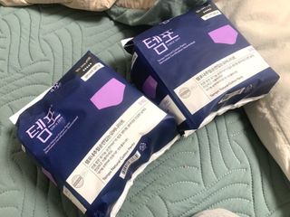 N[템포 ] 패드 내추럴 순면 입는 오버나이트 5P * 2개 — 5점을 준 리뷰어가 2024년 2월 올린 사용 사진