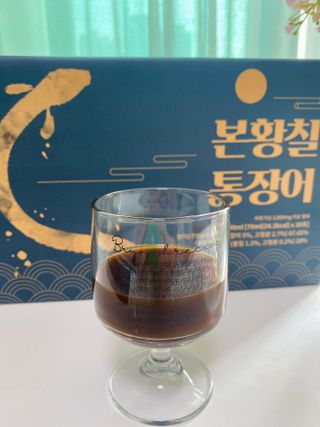 [비린내 완벽제거] 본황칠 통장어 국내산 장어즙 아르기닌 2800mg 장어즙효능 기력보강 — 5점을 준 리뷰어가 2022년 9월 올린 사용 사진