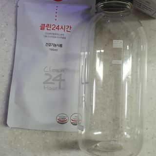 클린24시간 1BOX(5포) + 전용보틀(500ml) — 5점을 준 리뷰어가 2023년 2월 올린 사용 사진
