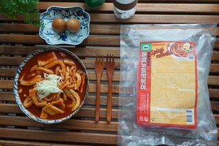 [푸딩팩토리] 요즘누들떡볶이540g + 매콤누들떡볶이 470g — 5점을 준 리뷰어가 2022년 9월 올린 사용 사진