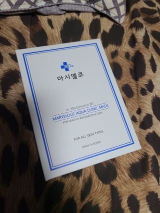 닥터마시멜로 닥터마스멜로 마블러스 아쿠아 클리닉 마스크 — 5점을 준 리뷰어가 2021년 3월 올린 사용 사진