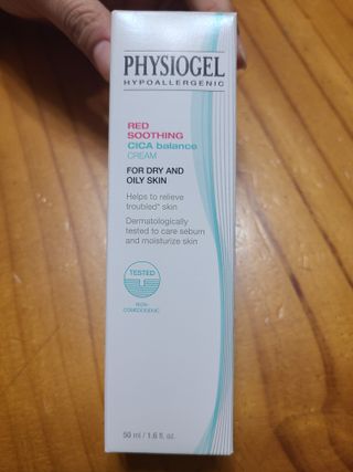 피지오겔 레드수딩 시카밸런스 크림 50ml — 4점을 준 리뷰어가 2022년 4월 올린 사용 사진