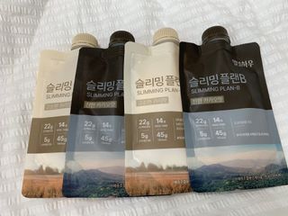 일일하우 슬리밍 플랜B 고소한 귀리맛, 진한 카카오맛 (체중조절식) — 5점을 준 리뷰어가 2023년 8월 올린 사용 사진