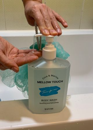 타포미 멜로우 터치 바디워시 500ml — 5점을 준 리뷰어가 2022년 12월 올린 사용 사진