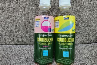 더그레잇티 콤부차 [매일유업] 더그레잇티 44kcal 콤부차 300ml *12개입 (오리지널 6개+베리리치 6개) — 5점을 준 리뷰어가 2023년 7월 올린 사용 사진