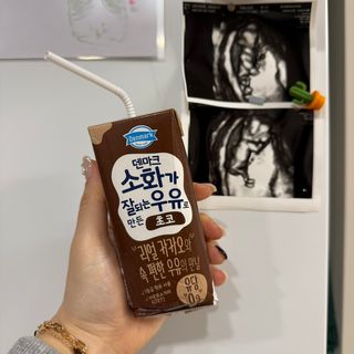 [구매평]덴마크 소화가 잘되는 우유로 만든 초코, 190ml, 24개 — 5점을 준 리뷰어가 2025년 2월 올린 사용 사진
