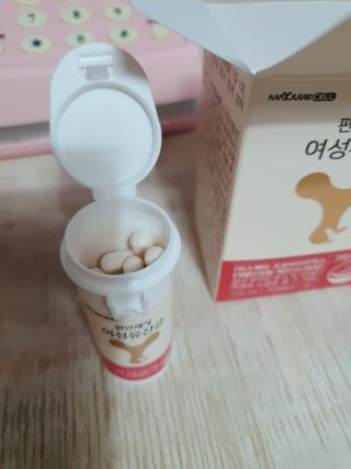 메이준뉴트리 메이준쎌 편안해질 여성유산균 — 5점을 준 리뷰어가 2021년 2월 올린 사용 사진