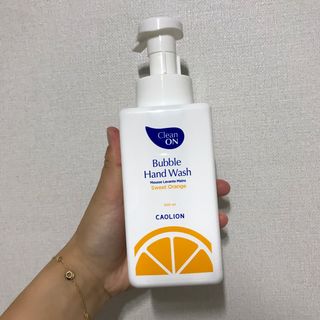 카오리온코스메틱스 클린온 버블 핸드 워시 500ml — 5점을 준 리뷰어가 2021년 8월 올린 사용 사진
