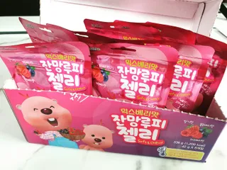 [팔도] 잔망루피젤리 믹스베리맛 42g 8개 — 5점을 준 리뷰어가 2022년 1월 올린 사용 사진