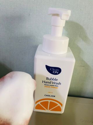카오리온코스메틱스 클린온 버블 핸드 워시 500ml — 5점을 준 리뷰어가 2021년 8월 올린 사용 사진