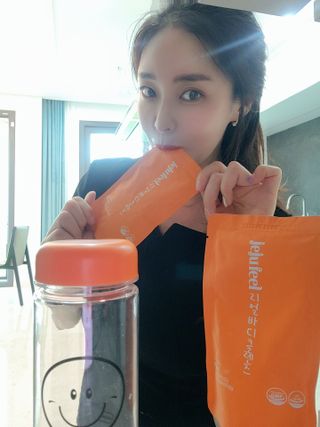 JEJUFEEL 리얼바디클렌즈 — 5점을 준 리뷰어가 2022년 8월 올린 사용 사진