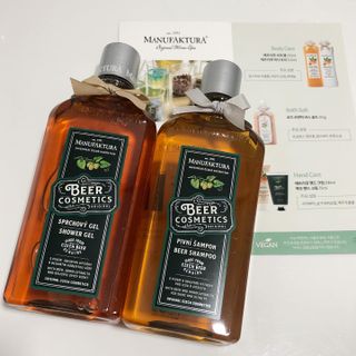 체코 비건화장품 마뉴팍투라 향좋은 천연 맥주샴푸 맥주샤워젤 — 4.5점을 준 리뷰어가 2022년 5월 올린 사용 사진