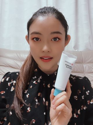 리더스코스메틱 리더스 카밍 바이오틱스 크림 마스크 — 5점을 준 리뷰어가 2021년 4월 올린 사용 사진