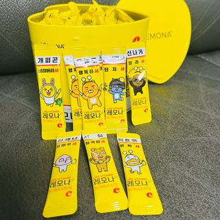 맛있는 비타민 습관 레모나 카카오프렌즈 에디션 — 5점을 준 리뷰어가 2021년 12월 올린 사용 사진
