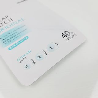 에버렐 아크네 클리어 패치 오리지널(40매) + XL(8매) 1세트, 각 1개씩 — 5점을 준 리뷰어가 2022년 4월 올린 사용 사진