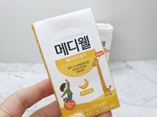 메디웰 페디아드링크 미니 바나나맛 — 5점을 준 리뷰어가 2022년 8월 올린 사용 사진