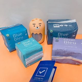 블루블루 유기농 순면 커버 생리대 — 5점을 준 리뷰어가 2021년 2월 올린 사용 사진
