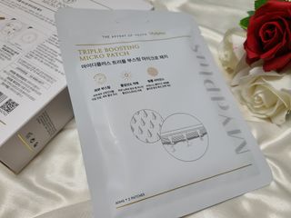 마이디플러스 트리플부스팅, 트러블 릴리프 케어 마이크로 패치 2종 중 택1 — 4.5점을 준 리뷰어가 2021년 11월 올린 사용 사진