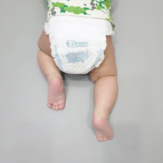 오브맘 밤 프리미엄 아기 기저귀 팬티형 밴드형 — 5점을 준 리뷰어가 2020년 12월 올린 사용 사진