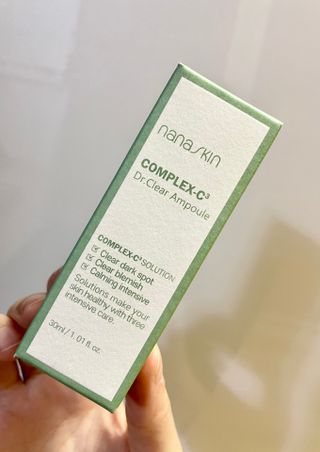 나나스킨 콤플렉스씨쓰리닥터클리어앰플 — 5점을 준 리뷰어가 2021년 11월 올린 사용 사진