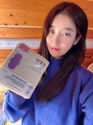 MF[템포 ] 템포 패드 내추럴순면 생리대 SET(중형 슬림 + 대형 + 라이너) — 5점을 준 리뷰어가 2024년 2월 올린 사용 사진