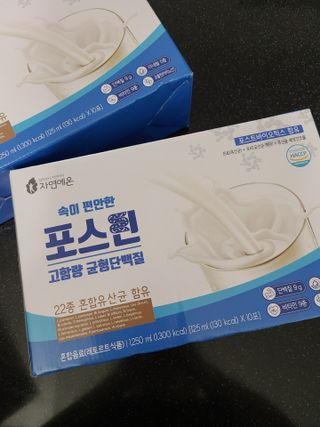 자연에온 마시는 프로틴 고함량 균형단백질 음료 포스틴 125ml 10개입 1BOX — 5점을 준 리뷰어가 2021년 4월 올린 사용 사진